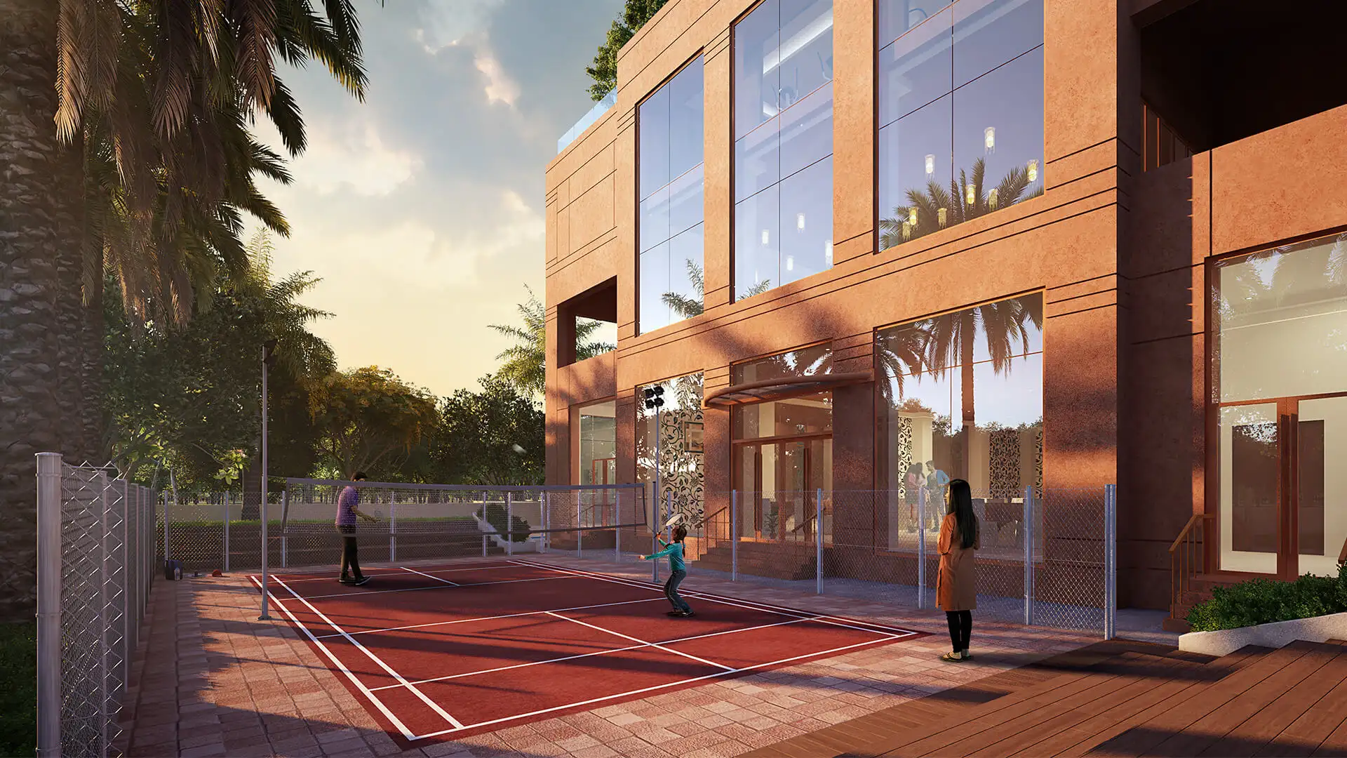 Club Badminton Court Area at Urban Lakes